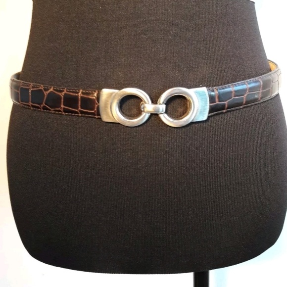 Amiee Lynn Accessories - Amiee Lynn Italian Croco Leather Belt